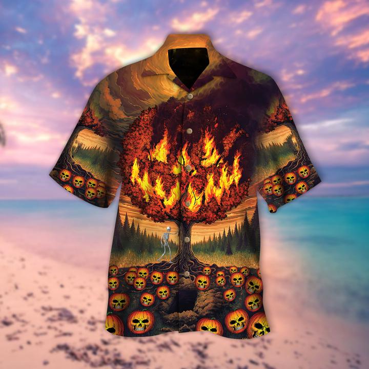 19-Spooky Pumpkin Village Hawaiian Shirt (1)