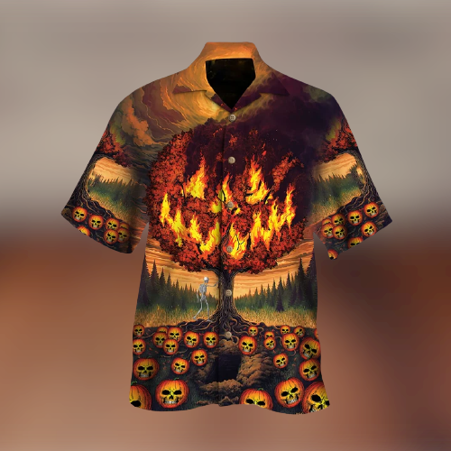 19-Spooky Pumpkin Village Hawaiian Shirt (1)