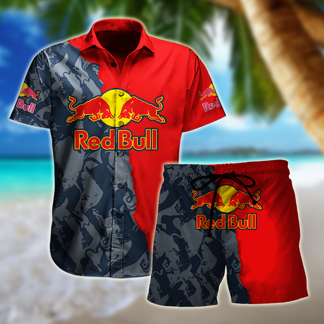 2-Red Bull Hawaiian Shirt And Short (4)