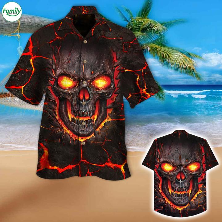 Skull Lava Hawaiian Shirt – LIMITED EDITION
