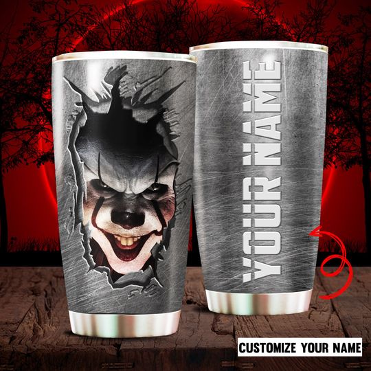 Personallized IT Pennywise custom name tumbler – BBS