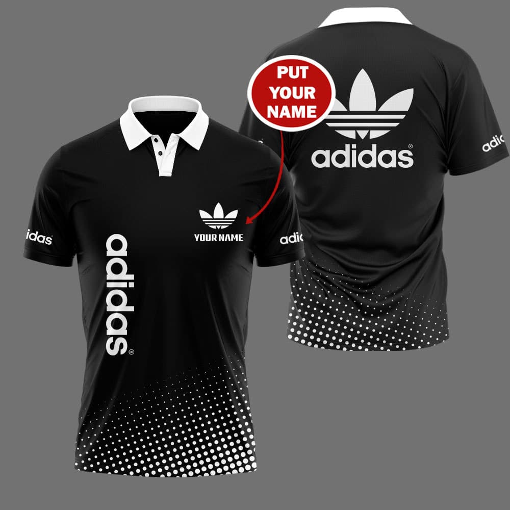 Adidas custom name 3d Polo shirt – LIMITED EDITION