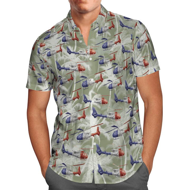 Aérospatiale gazelle french army hawaiian shirt and shorts1