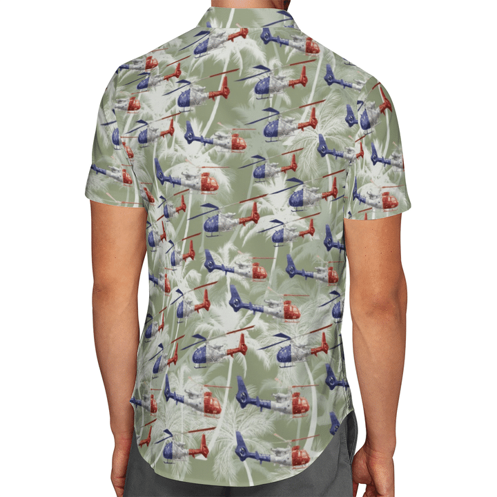 Aérospatiale gazelle french army hawaiian shirt and shorts2