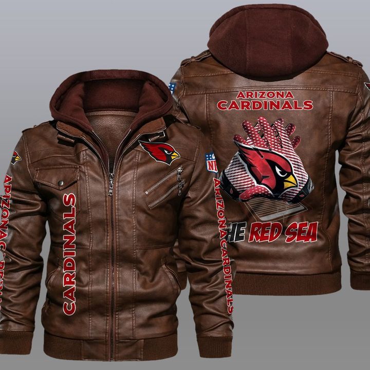 Arizona Cardinals leather jacket 1
