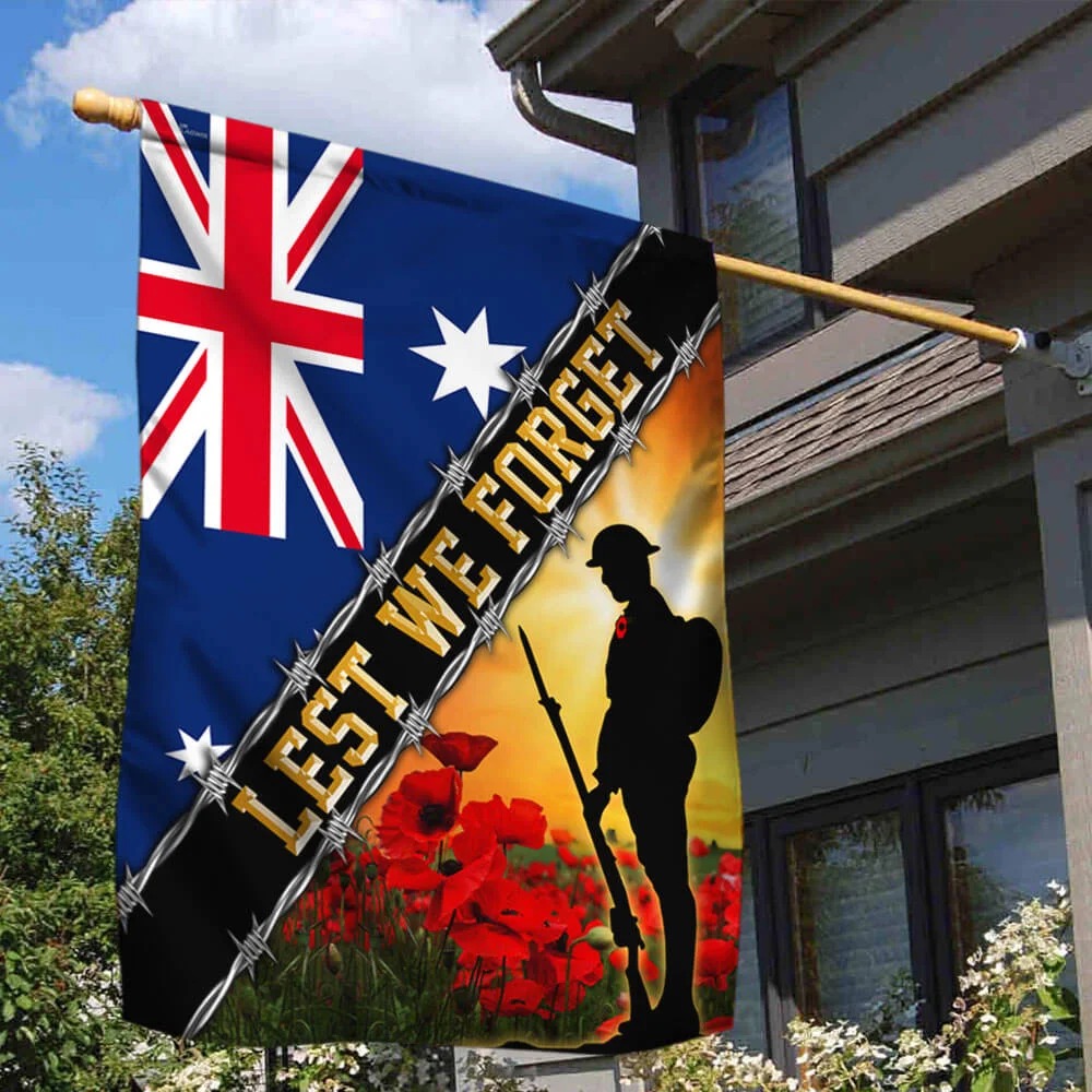 Australian Veteran Flag Lest We Forget1