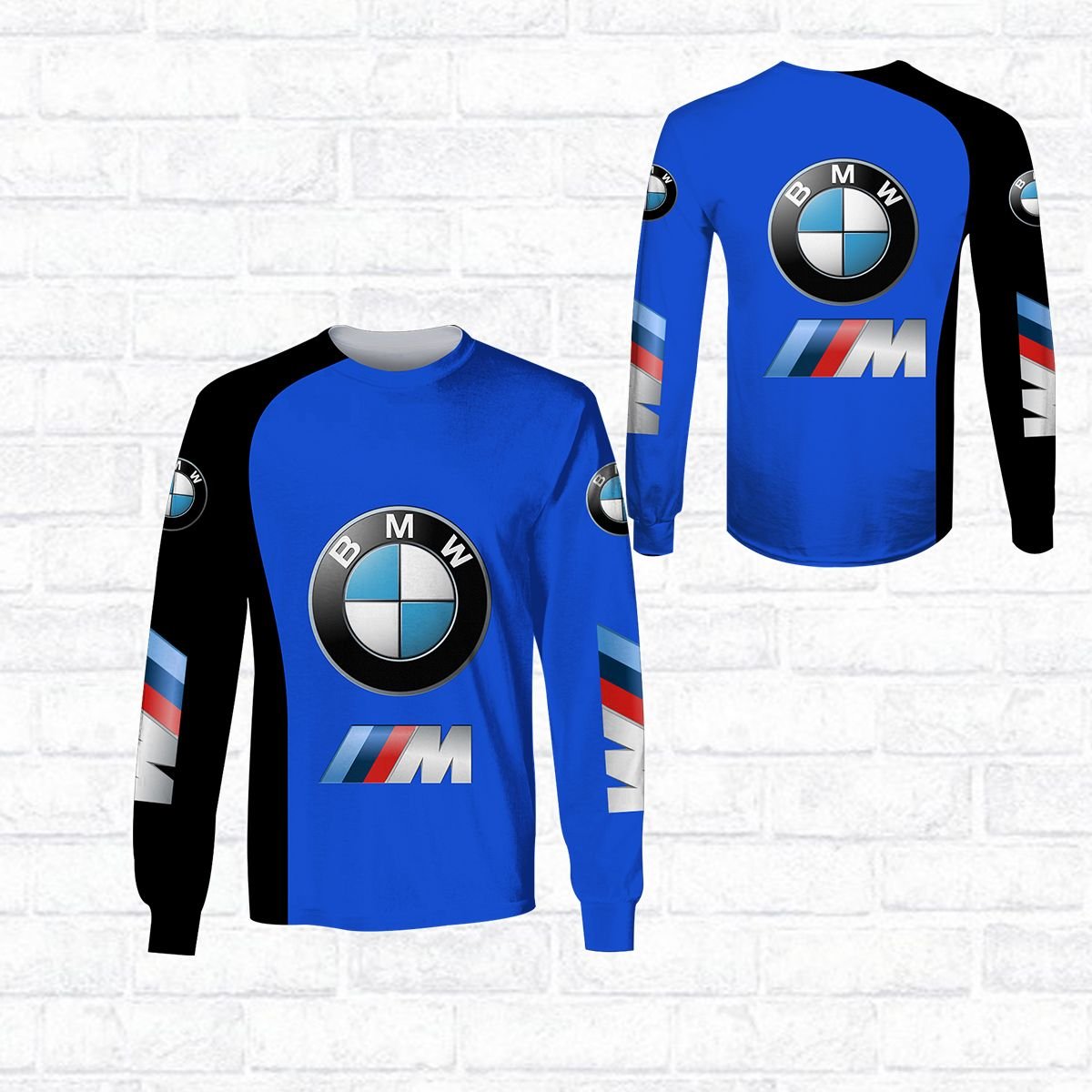 BMW 3d all over printed hoodie and t shirt 1.2