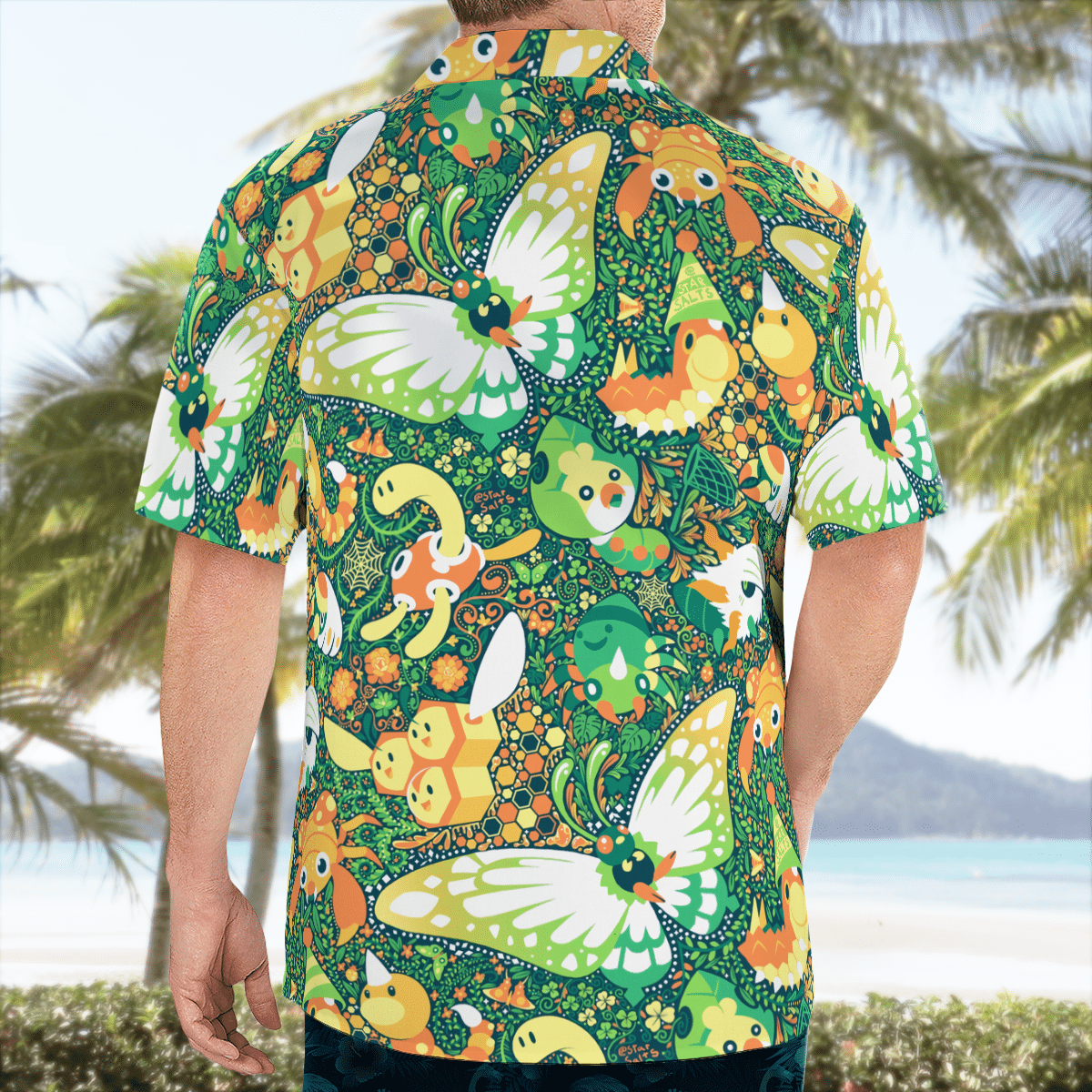 BUG Pokemon Hawaiian shirt 3