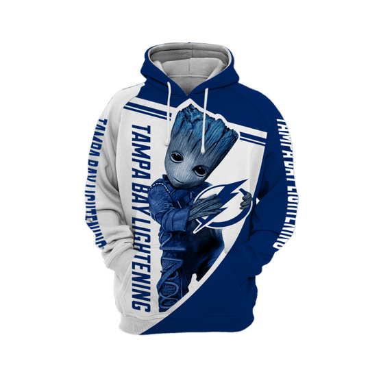 Baby Groot Tampa bay lightning 3d all over print hoodie1