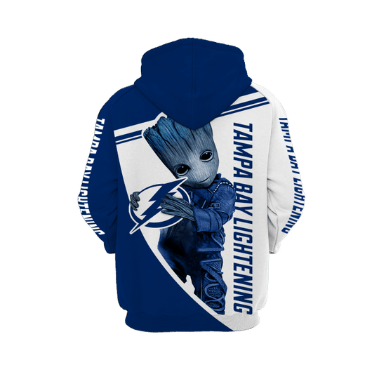 Baby Groot Tampa bay lightning 3d all over print hoodie2