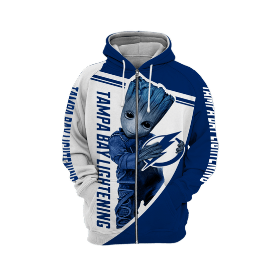 Baby Groot Tampa bay lightning 3d all over print hoodie4