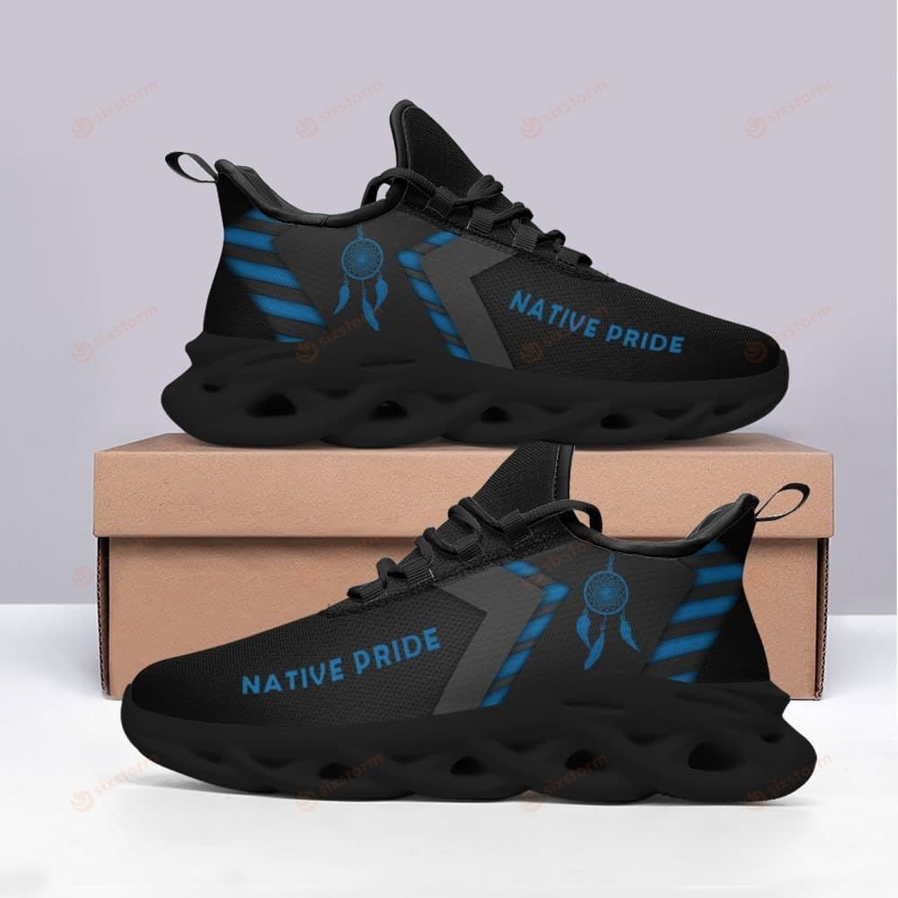 Blue Native Pride clunky max soul shoes (1)