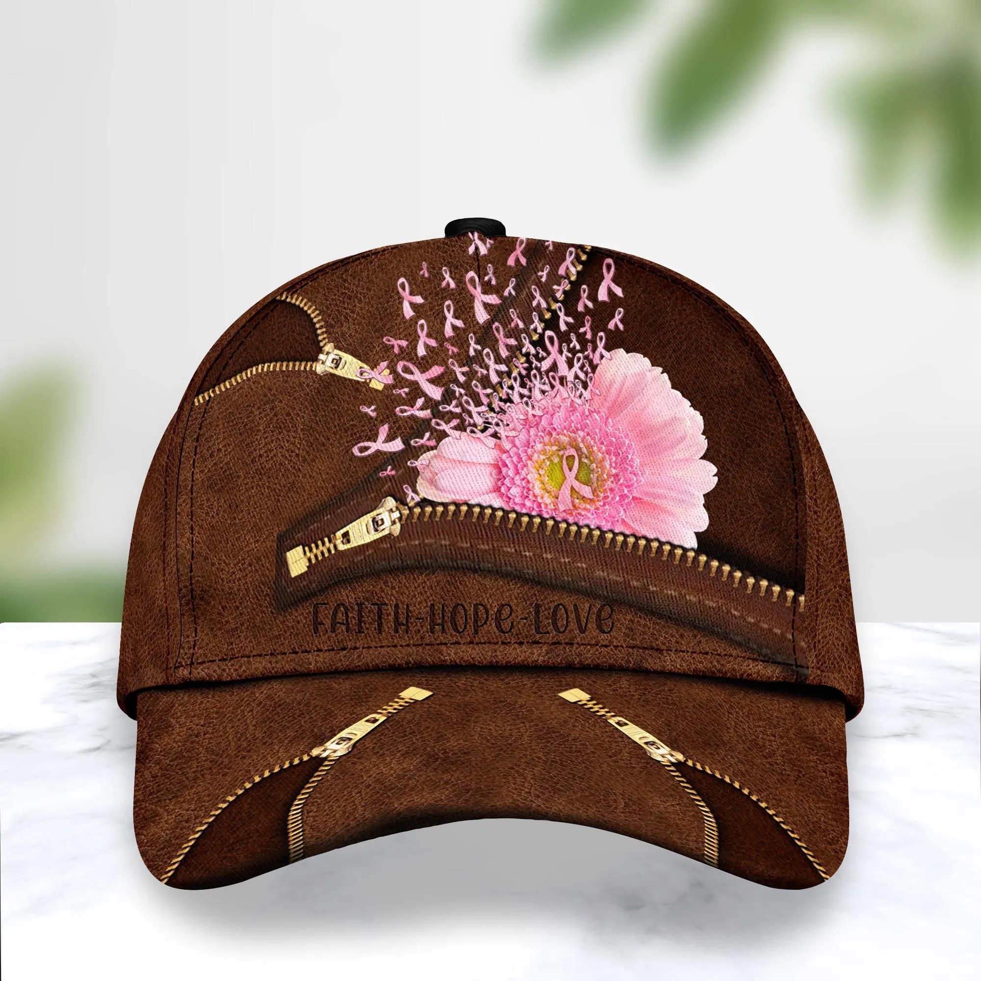 Breast Cancer Pink Flower Hat Cap – Hothot 060921