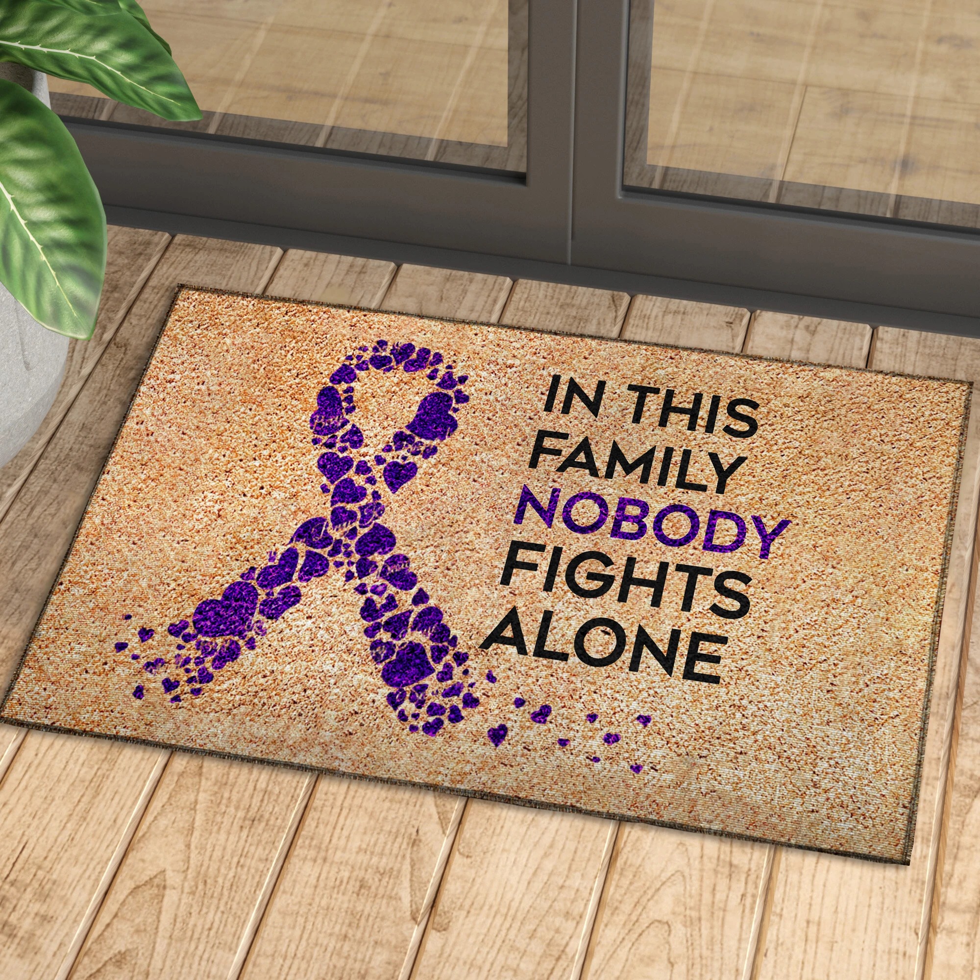 Breast cancer in this family nobody fights alone doormat 1