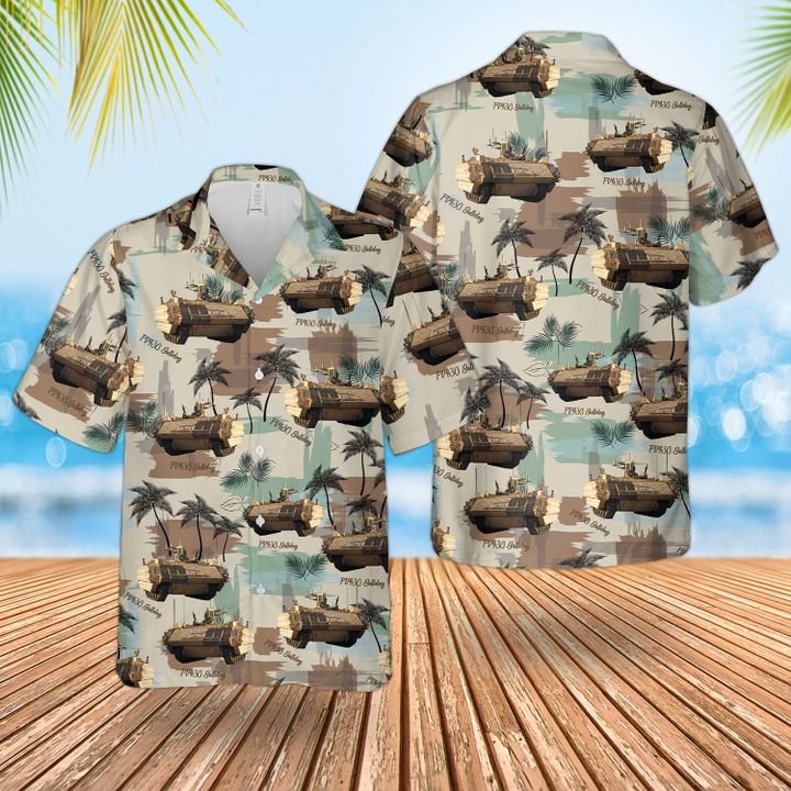 British army bulldog fv430 combat vehicle hawaiian shirt – LIMITED EDITION