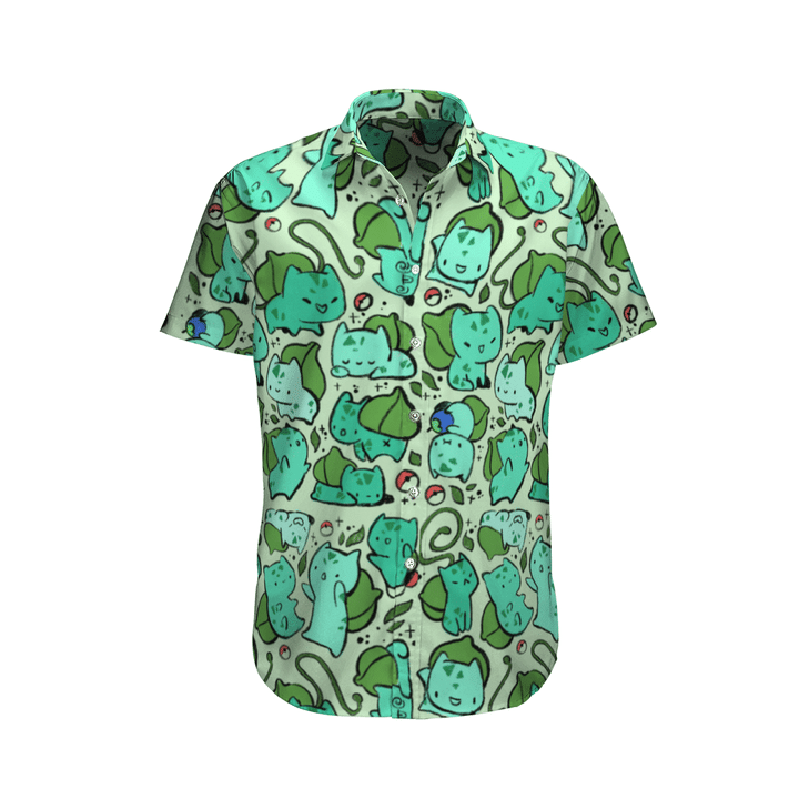 Bulbasaur tropical hawaiian shirt8