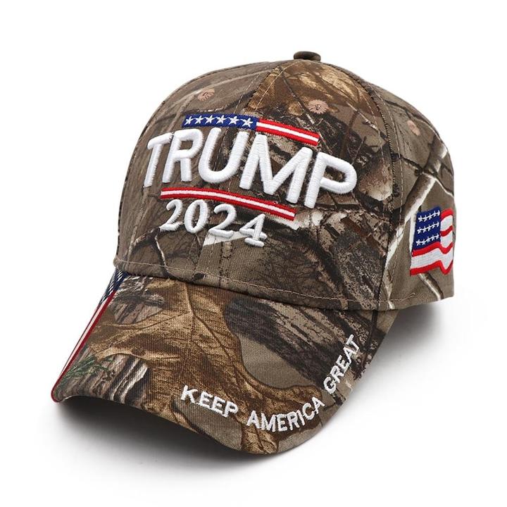 Camo Trump 2024 Keep America great cap - Picture 1