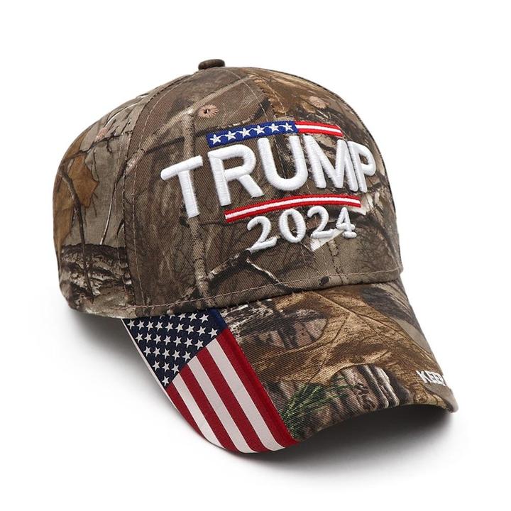 Camo Trump 2024 Keep America great cap - Picture 2