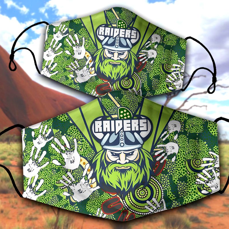 Canberra Raiders NRL face mask