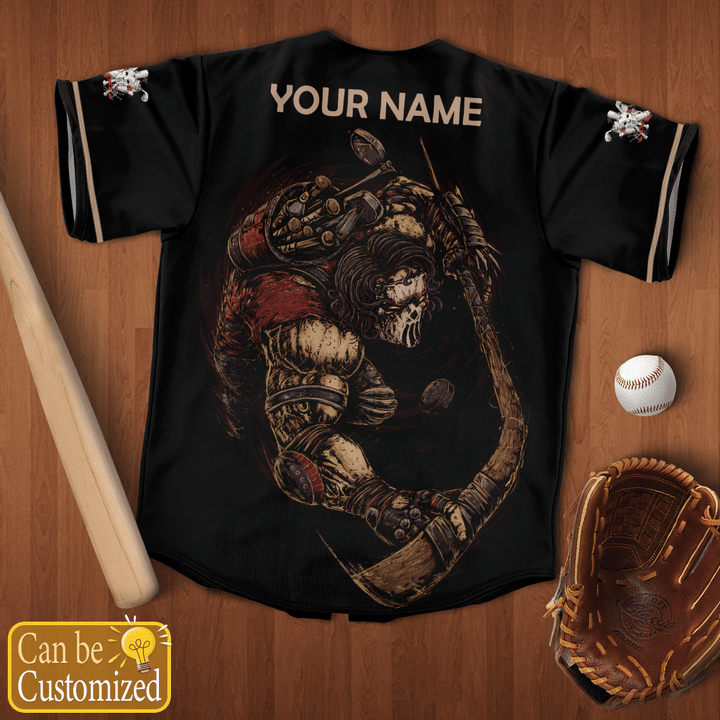Casey Jones Custom Name Baseball Jersey4