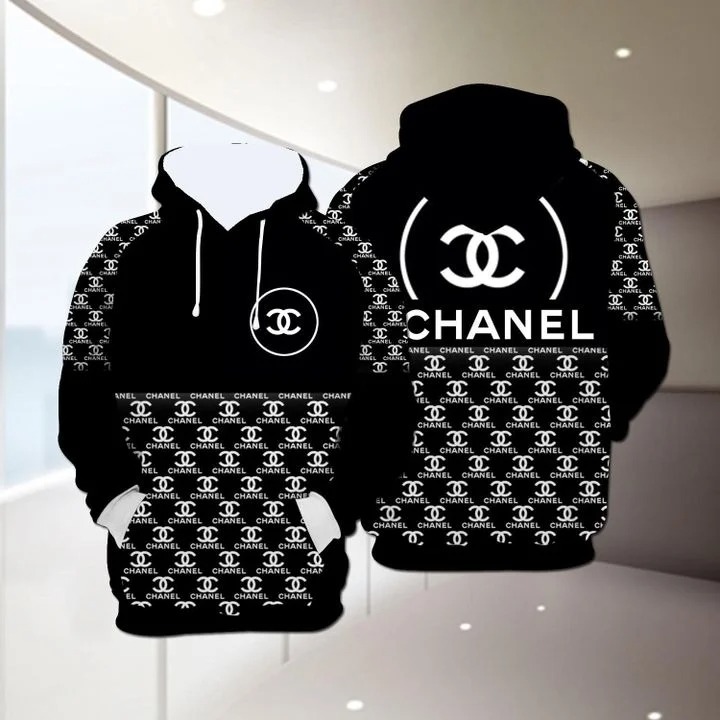 Channel 3D all over print Hoodie