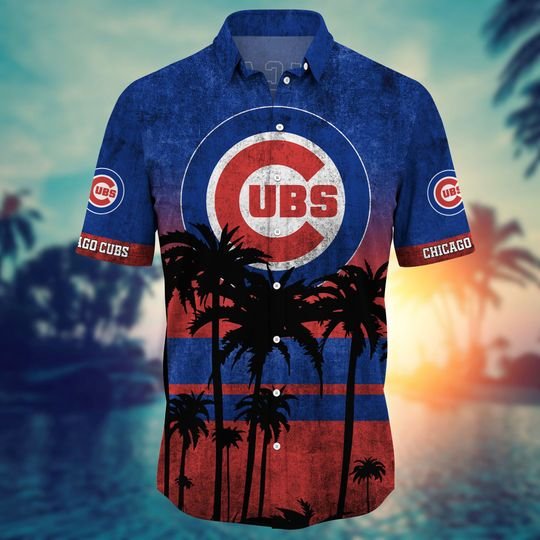 Chicago Cubs MLB Summer Hawaiian Shirt, short1