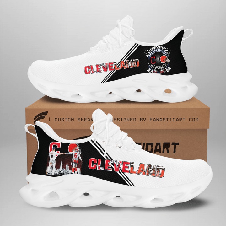 Cleveland Indians Cleveland Browns clunky max soul shoes – LIMITED EDITION