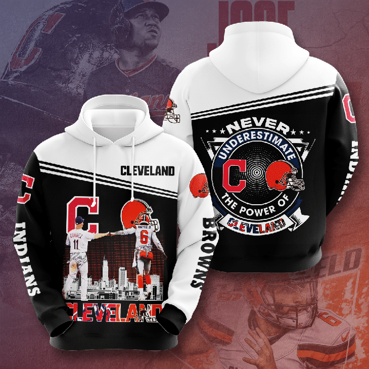 Cleveland Never Underestimate The Power Of Cleveland 3D Hoodie