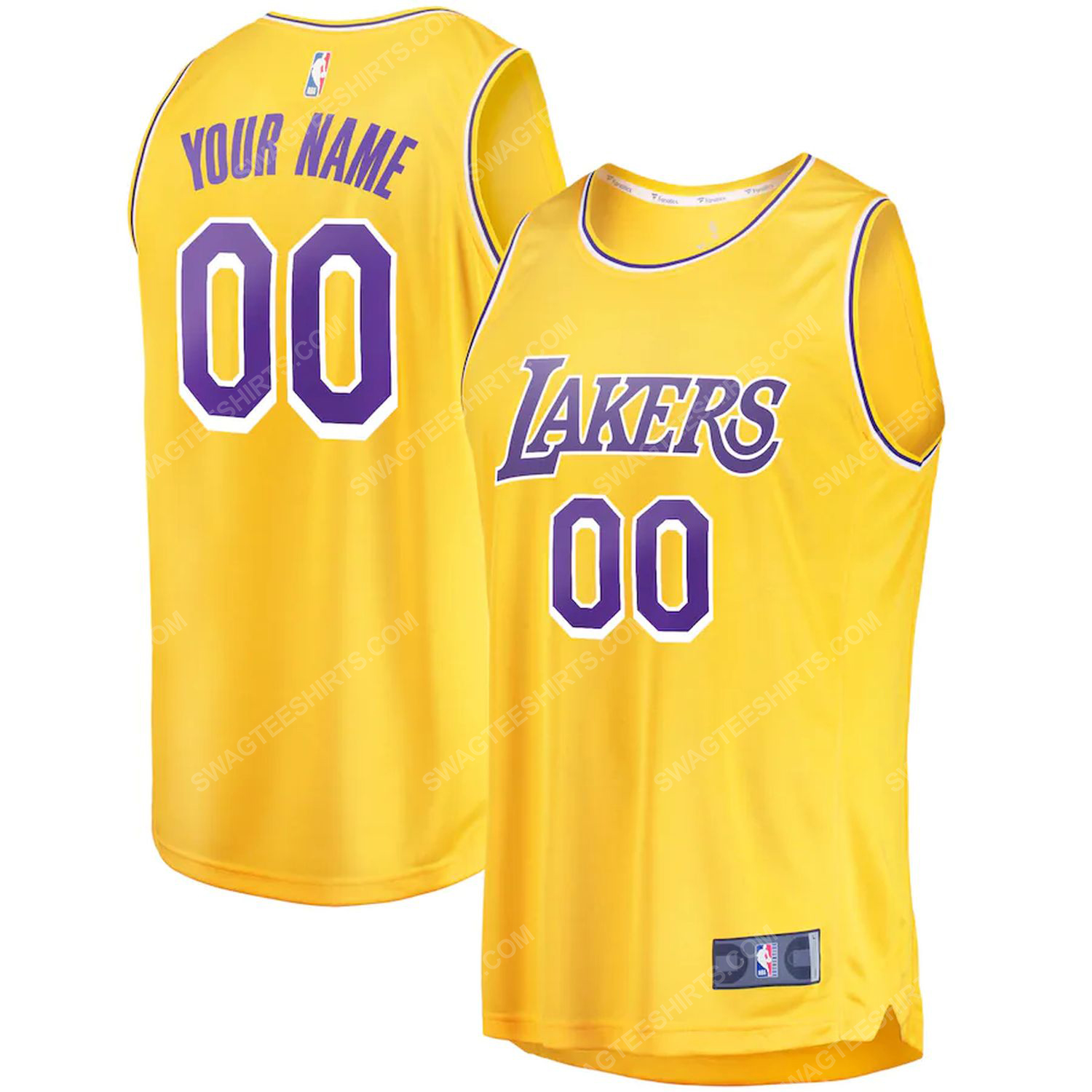 [special edition] Custom nba los angeles lakers team basketball jersey – Maria