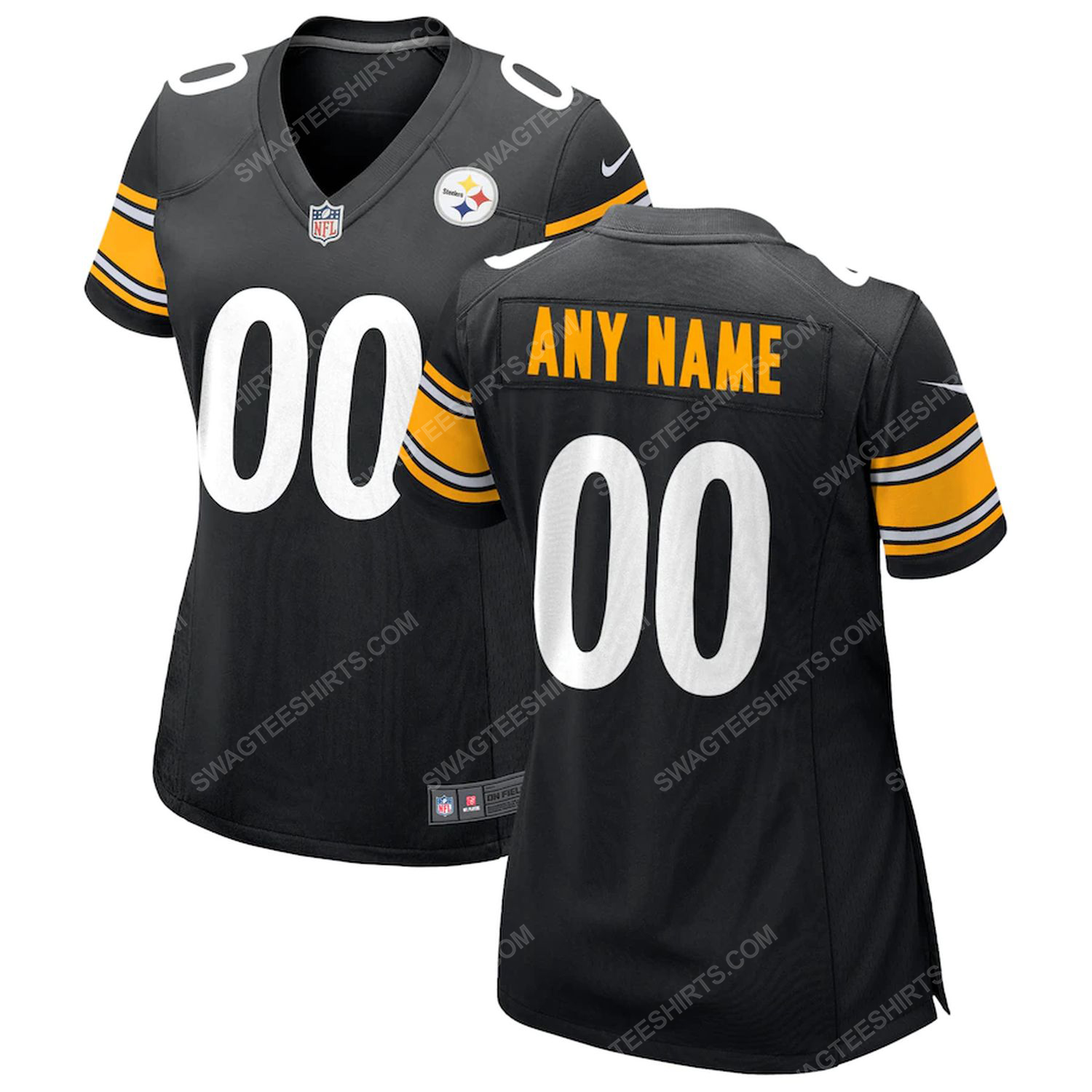 [special edition] Custom nfl pittsburgh steelers team full print football jersey – Maria