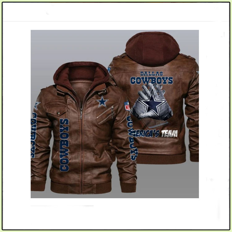 Dallas Cowboys America's Team Leather Jacket2
