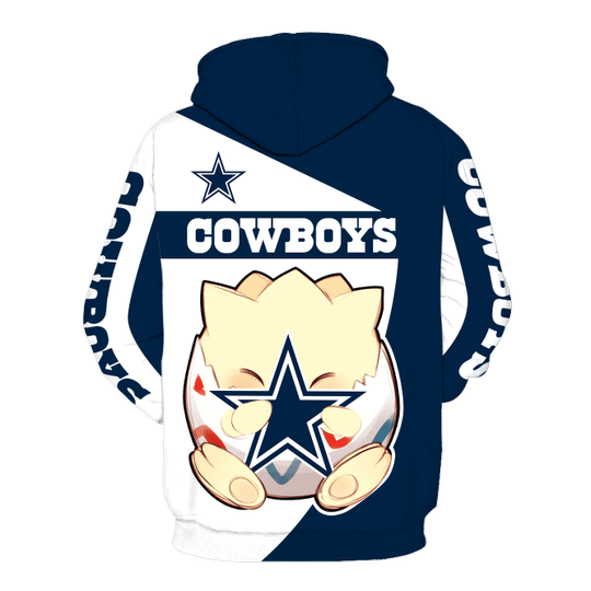 Dallas cowboys Togepi pokemon 3d hoodie2