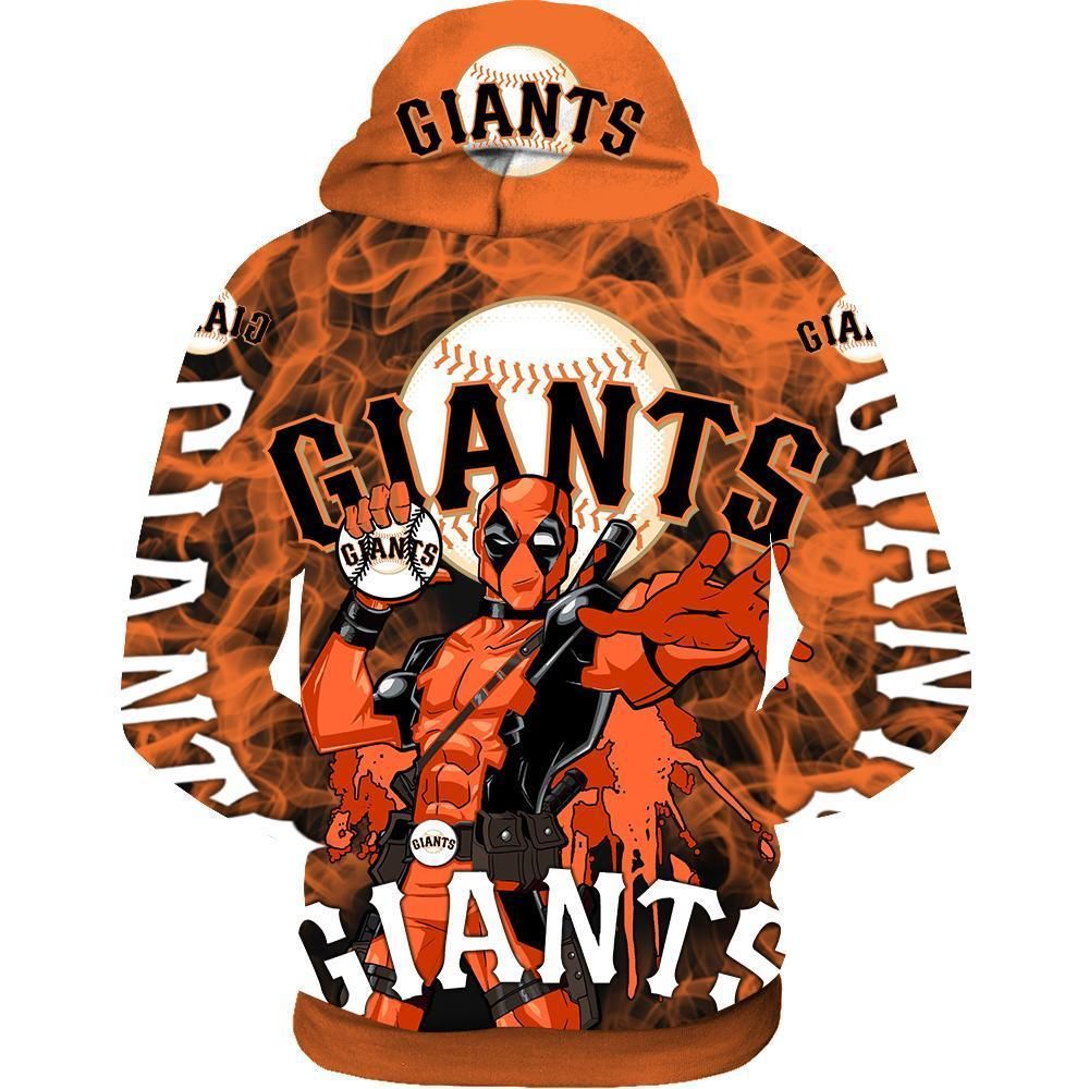 Deadpool San francisco giants 3d hoodie 2