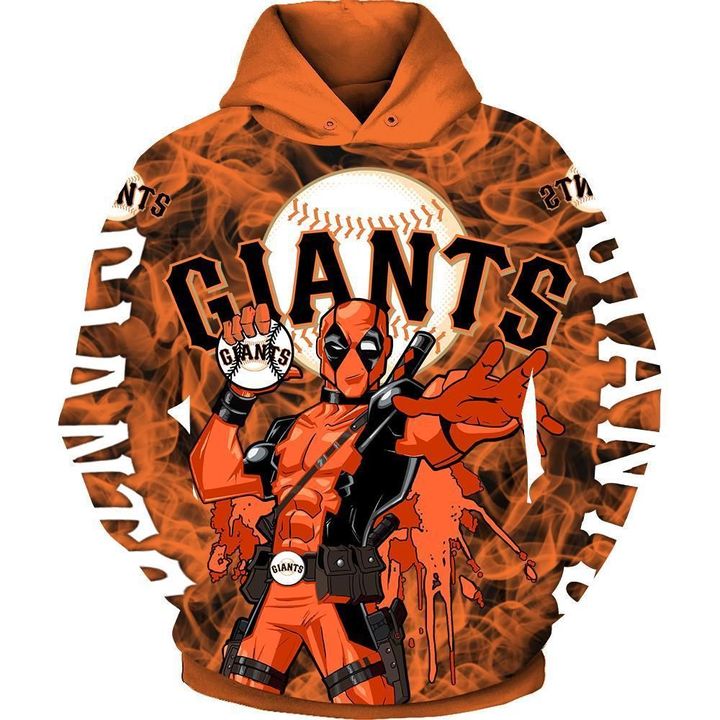 Deadpool San francisco giants 3d hoodie 3