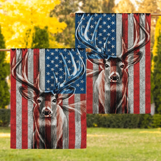 Deer American Flag – Saleoff 080921