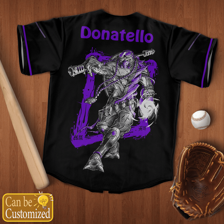 Donnie Donatello Custom Name Baseball Jersey Shirt4