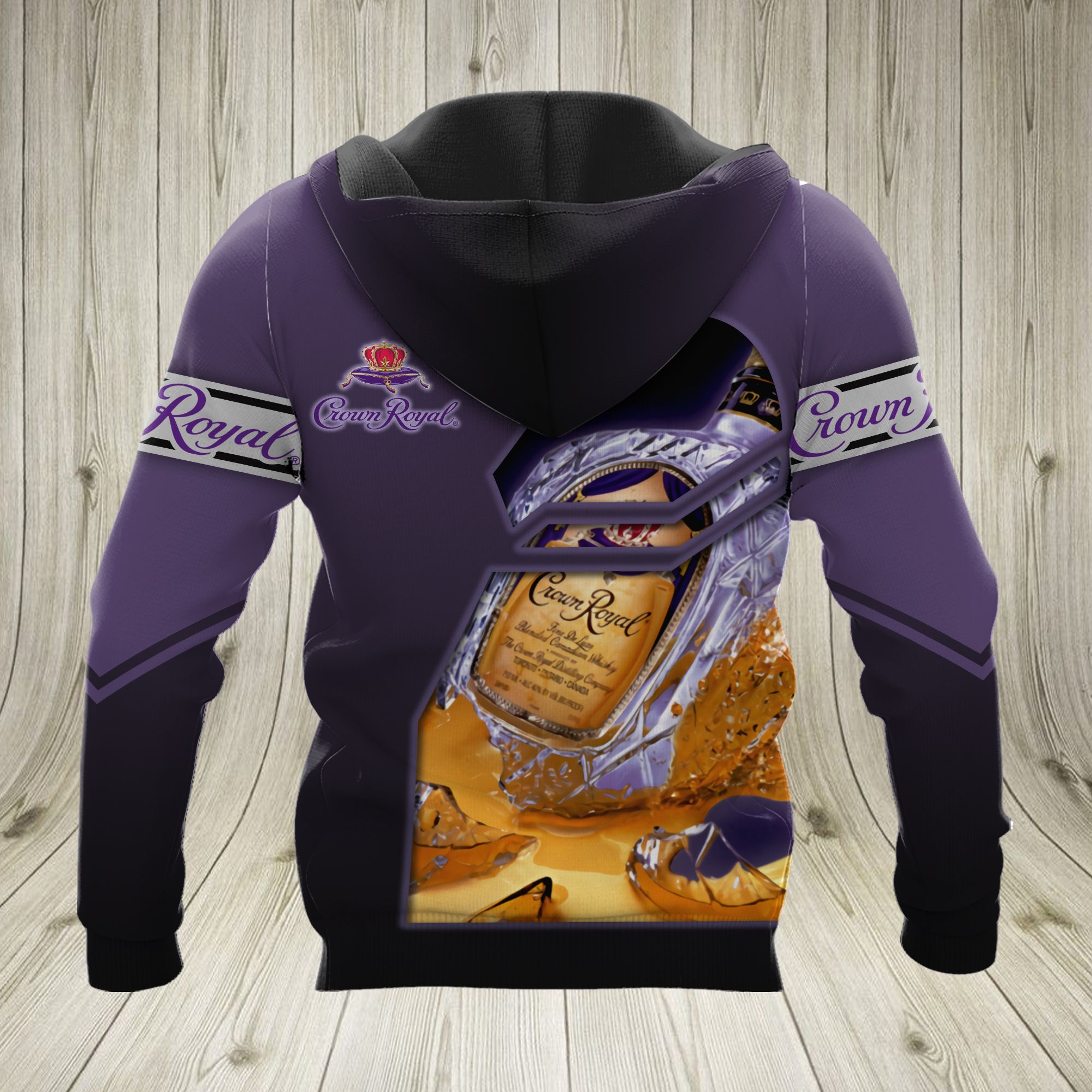 Dory Crown Royal Peach I'm never drinking again 3d hoodie 5