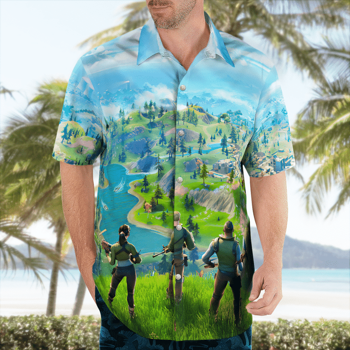 Fortnite hawaiian shirt2