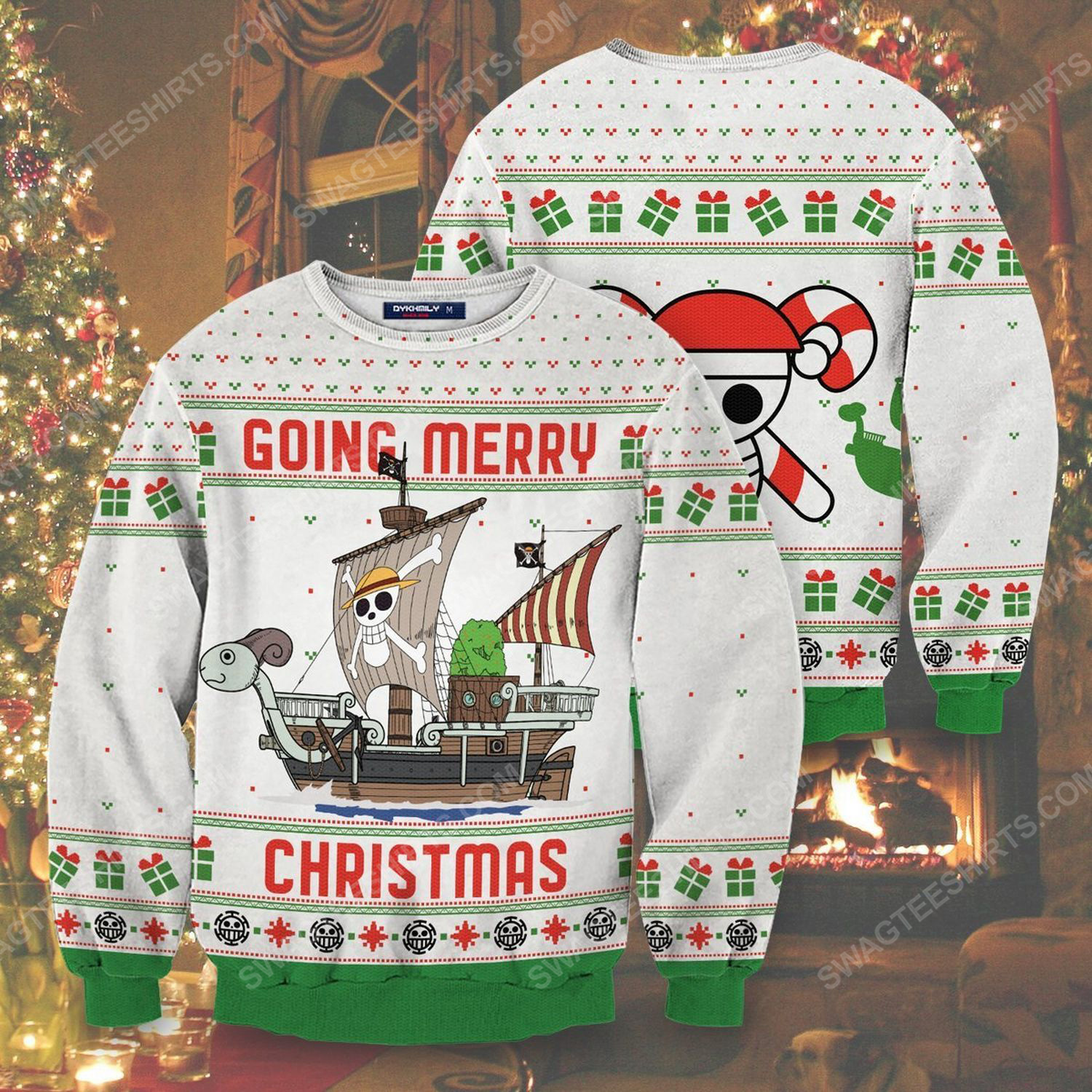 Going merry christmas full print ugly christmas sweater 1
