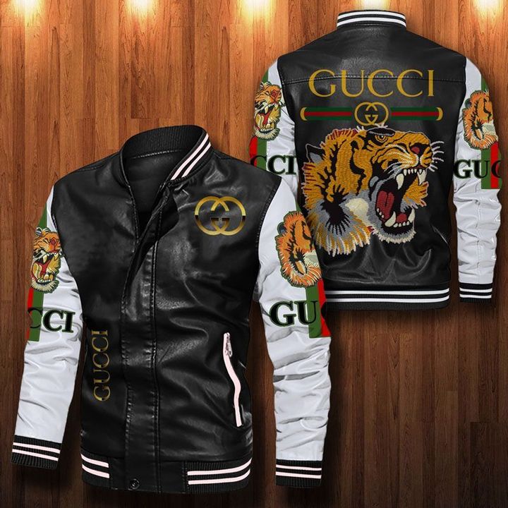 Gucci Tiger Leather Bomber - LIMITED EDITION • Shop