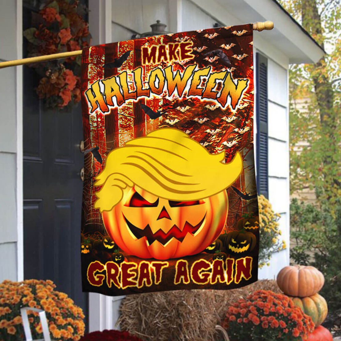 Halloween Flag Make Halloween Great Again