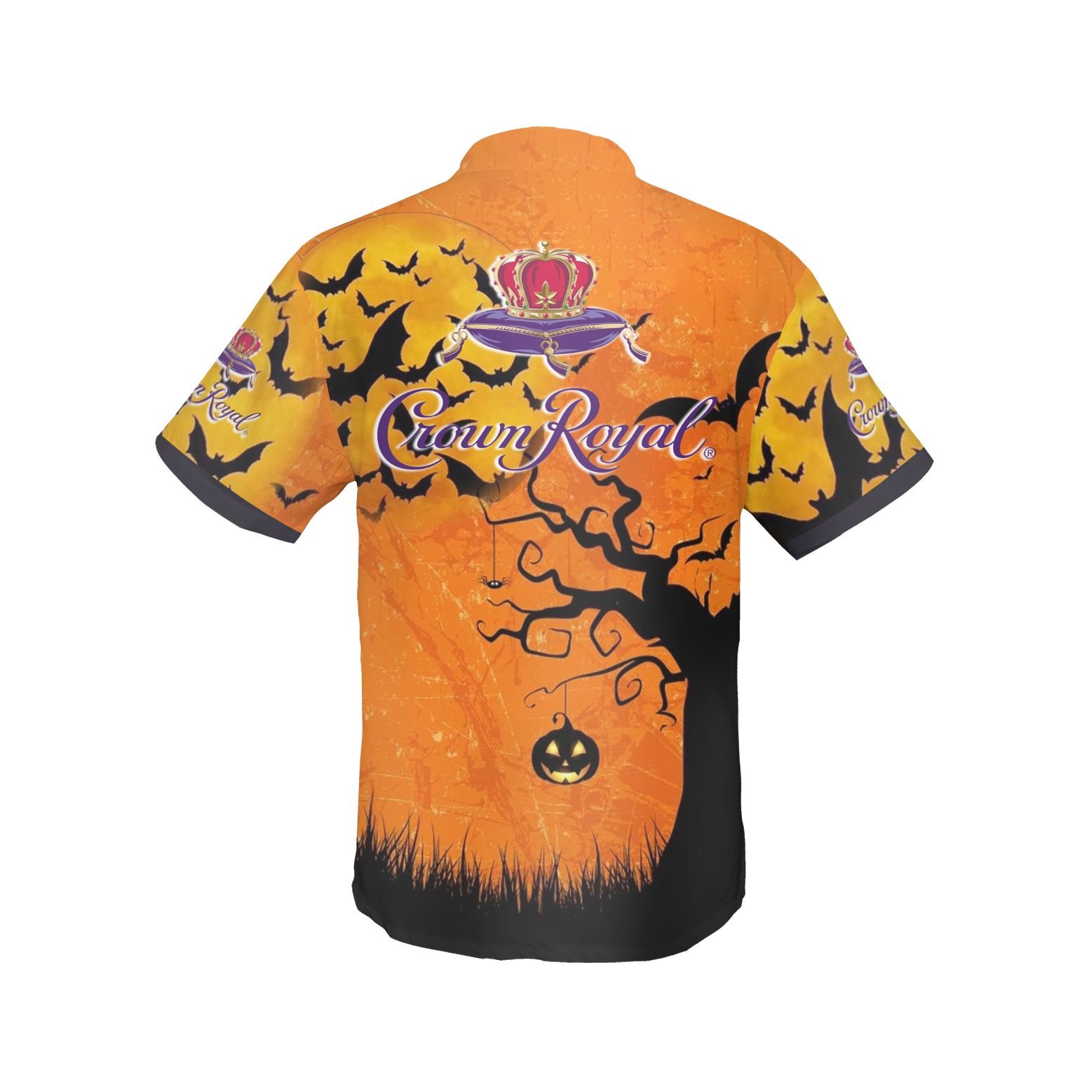 Halloween Jack Skellington Crown Royal Hawaiian shirt (3)