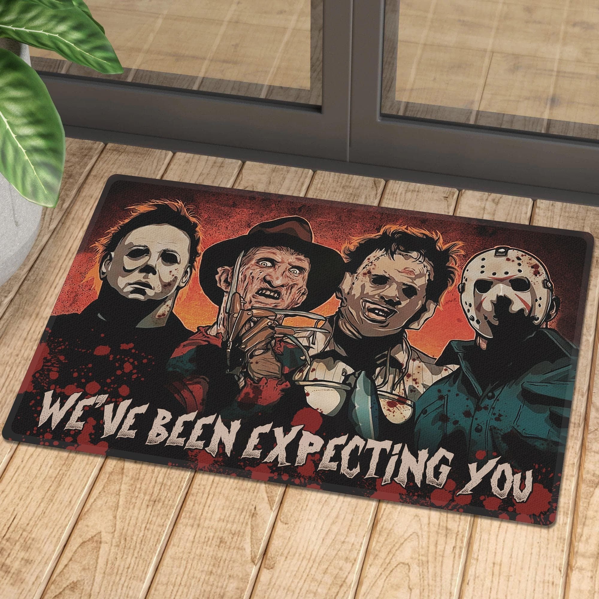 Horror killers We've been expecting you doormat - Picture 1