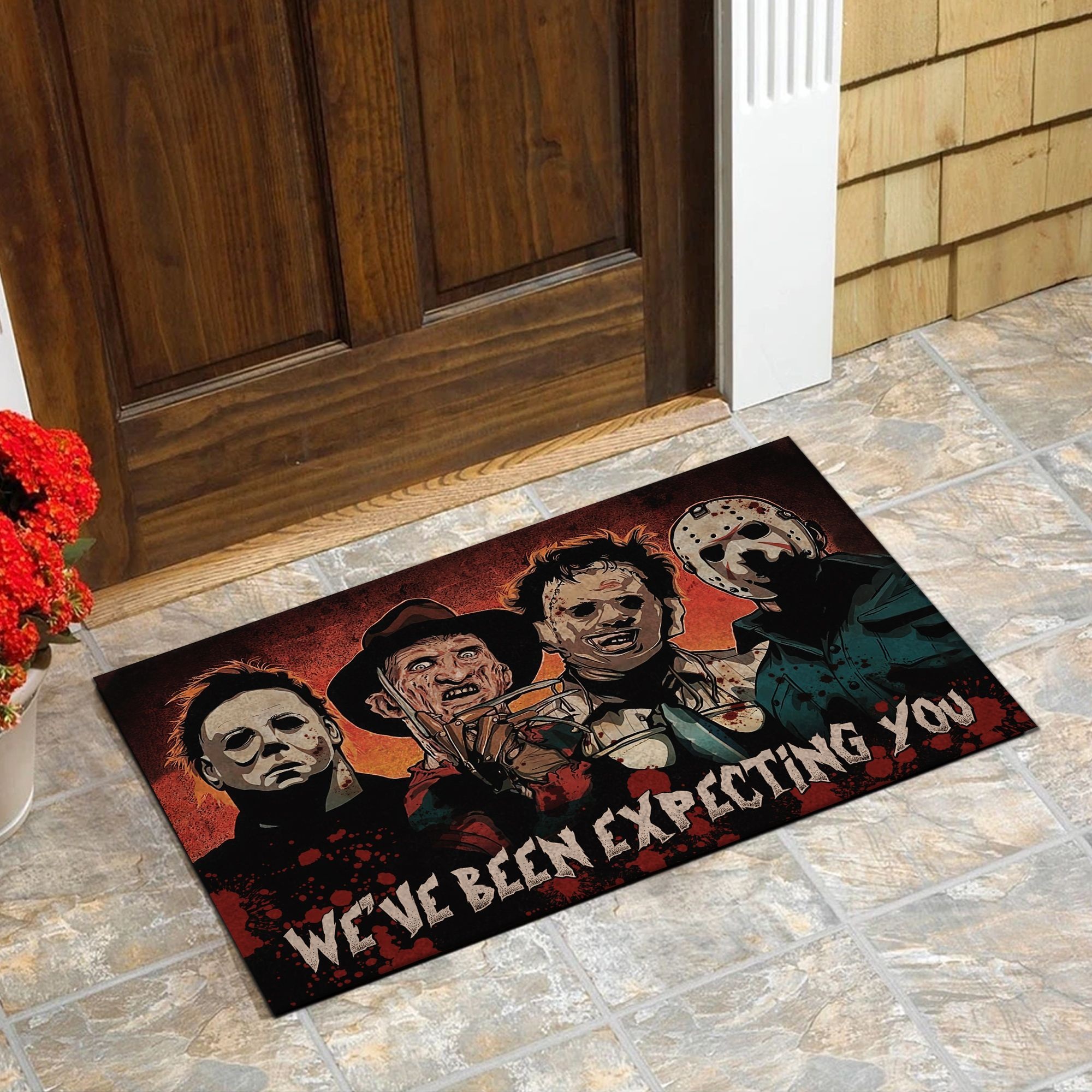 Horror killers We've been expecting you doormat - Picture 2