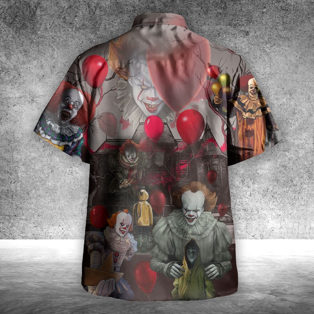 IT Pennywise You'll float too hawaiian shirt - Picture 2