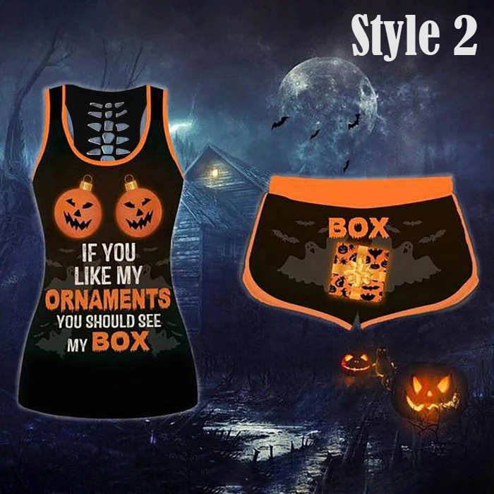 If you like my pumpkin you should see my pie halloween women tank top and short 1