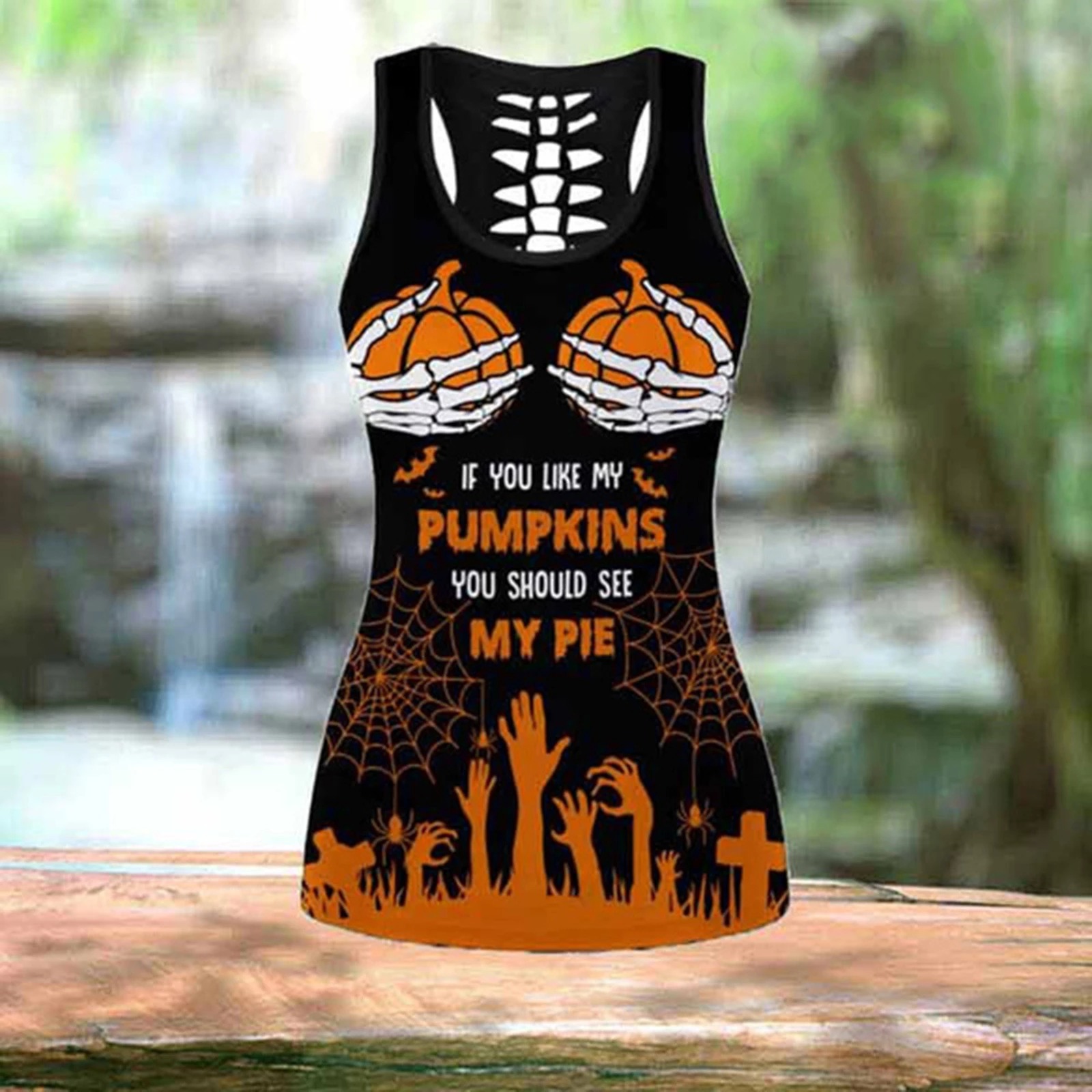 If you like my pumpkin you should see my pie legging and tank top 1