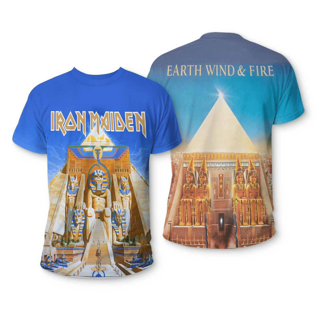 Iron Maiden Earth Wind and Fire 3d shirt 1