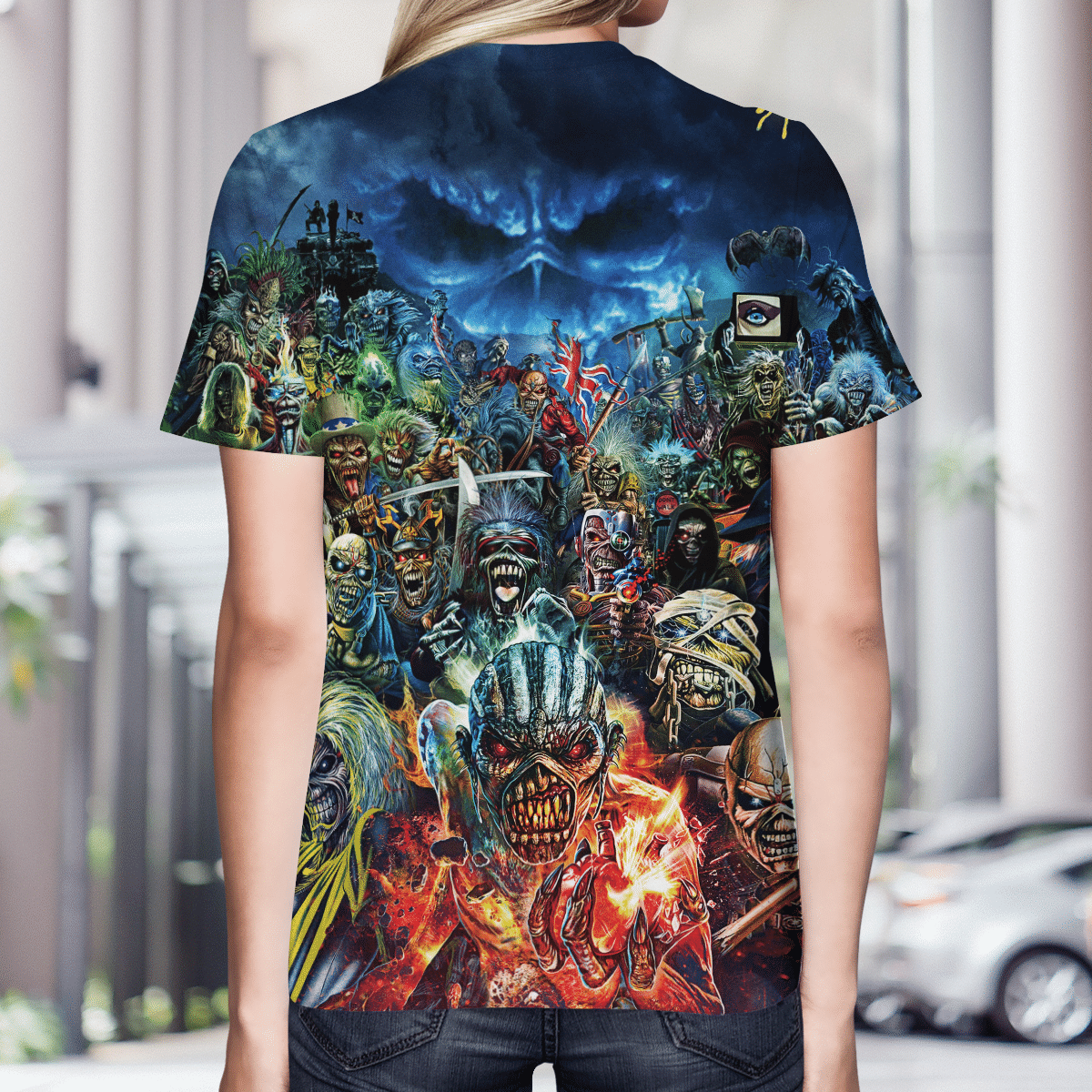 Iron Maiden Earth Wind and Fire 3d shirt 3.4