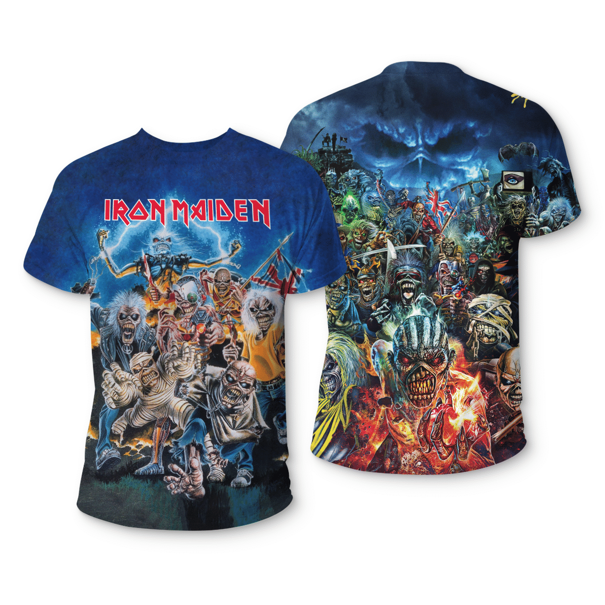 Iron Maiden Earth Wind and Fire 3d shirt 3